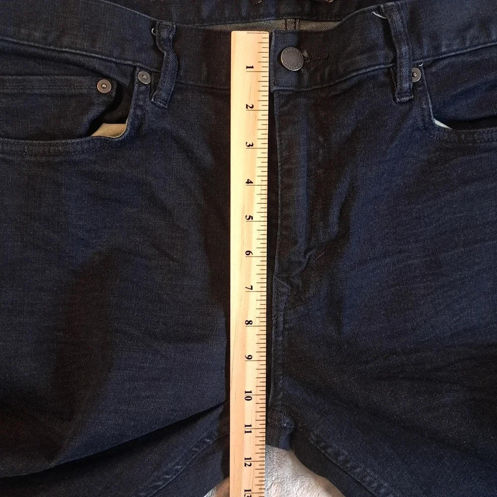 Banana Republic Slim Fit Jeans Men's 34 x 30 Denim Dark Indigo